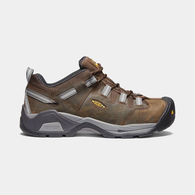 Keen Detroit Xt Esd Steel Toe Mens Work Shoes Brown NZ (0671-SOZLP)